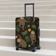 thumbnail image 3 of Wukai Sloth Doing Yoga Elastic Luggage Cover: Personalized Protection for Your Suitcase - Fits 19~29-inch, Washable & Durable Travel Companion-Medium, 3 of 8