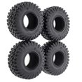 thumbnail image 1 of 4 piezas de neumáticos Rock Crawler de 2,2 pulgadas, neumático plegable de 128 mm con mousses para Axial Wraith SCX10 Wrangler -4 Rueda 2,2, 1 of 5