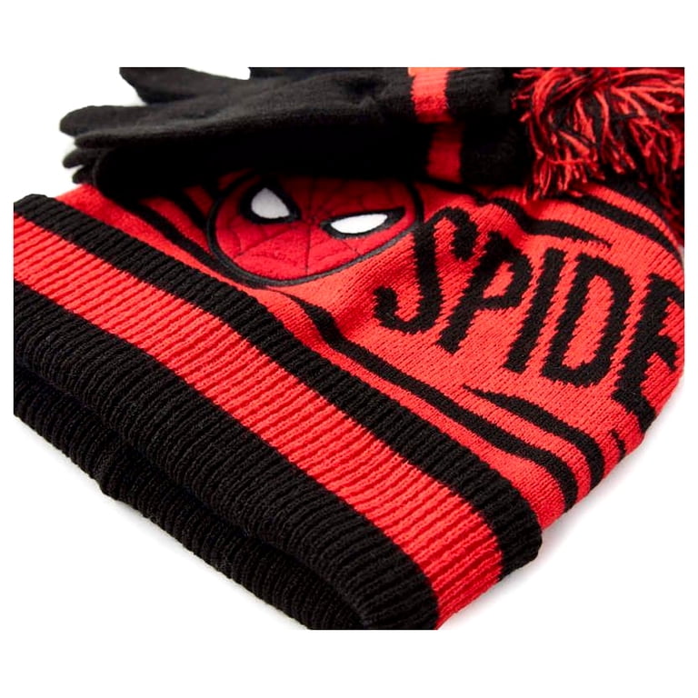 Spyder BEANIE, GLOVE, HOODED SCARF - Red Spyder Men Beanie Knit Embroidered Logo Performance Volcano  main image 2