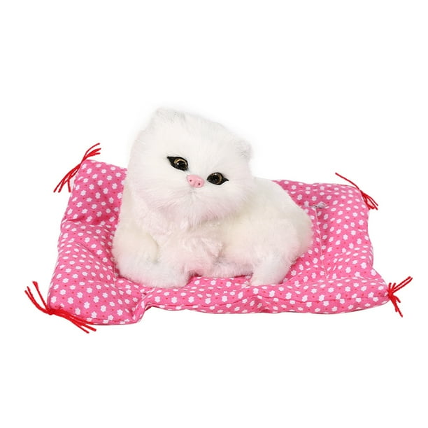 Juguetes de peluche de gatito, mini juguete de peluche de gato de simulación súper lindo, juguete de gatito con sonido, muy recomendado