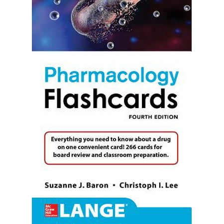 Lange Pharmacology Flashcards, Fourth Edition (Best Pharmacology Flash Cards)