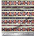 thumbnail image 1 of Soimoi Poly Georgette Fabric Ikat Southwestern Print Fabric by Yard 52 Inch Wide, 1 of 3