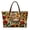 Highland Cow Sunflower, variant on ZUXONGSY Mandala Rooster Print Tote Bag for Women Casual Top Handle Tote Bag Lightweight Weekender Bag with Zipper for Daily Use Business