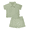 Green, variant on by Gerber Baby Boy Short Sleeve Shirt and Short Outfit Set, 2-Piece, Sizes 0/3 Months - 24 Months