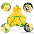 thumbnail image 6 of Pet Bath Towel, Yellow Dog Towel, Microfiber Drying Towel, Small Dog Drying Robe, Quick Drying Xs Size Hooded Design with Adjustable Straps for Post-Bath and Post-Swim Use on, 6 of 9