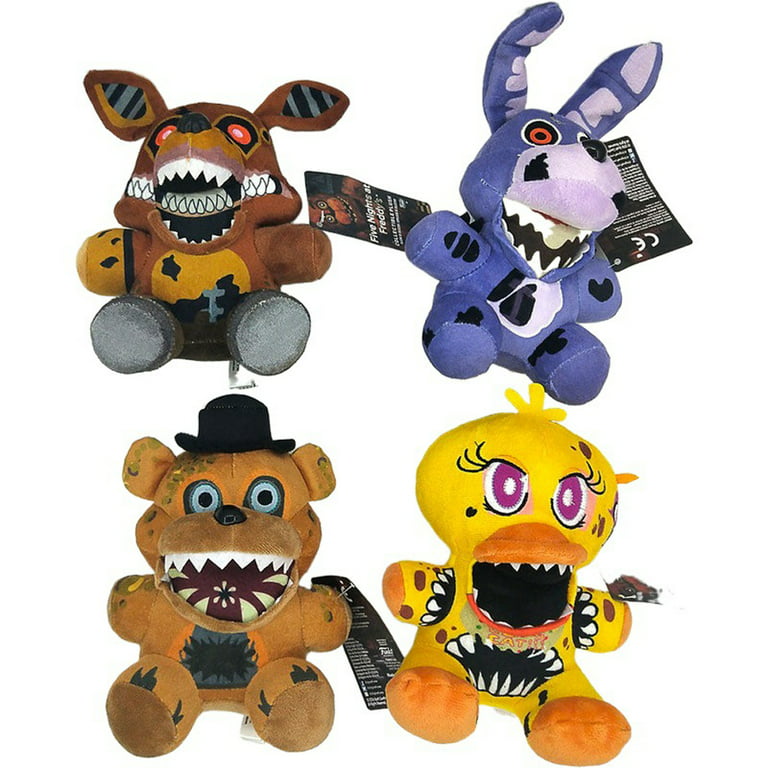 18cm FNAF Five Nights at Freddy's Plushie Toy Plush Bear Foxy Bonnie Chica  Gift, fnaf plushies shopee 