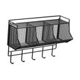 thumbnail image 1 of Soporte para Y Jengibre para Cocina, Organizador de Cocina, Estante Montado en La Pared, Cesta Colgante, Cesta de Almacenamiento para Baño, Sala D negro, 1 of 8