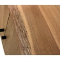 thumbnail image 4 of Sycamore Rustic Solid Wood Credenza Sideboard with Live Edge in a Natural Finish, 4 of 10