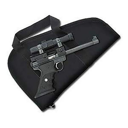 Ace Case Scoped Handgun Padded Pistol Case Gun Rug w/ Handles - Black Made in