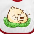 thumbnail image 4 of Inktastic Cute Dumpling Family Boys or Girls Baby Bib, 4 of 4