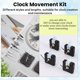 thumbnail image 5 of 5 Piezas de Mecanismo Movimiento Reloj Pared Cuarzo Silencioso DIY con 7 Pares Diferentes Kit Reemplazo Manos, 5 of 5