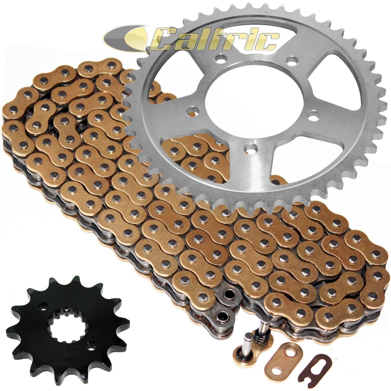 Gold ORing Drive Chain & Sprockets Kit for Suzuki GSX600F Katana 600