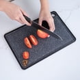 thumbnail image 4 of Marble Effect Plastic Cutting Board Personalized Plastic Cutting Boards - style：25*15.5*0.8CM；, 4 of 5