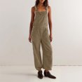 thumbnail image 5 of Sunnin Solid Color Loose Fit Lounge Jumpsuit Casual Everyday Wear, 5 of 6