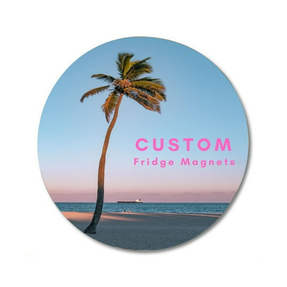 Custom Picture Fridge Magnets - Personalized with Your Own Photo - Perfect Gift for Family and Friends - 3.7"x3.7" - 1 PCS