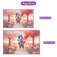 thumbnail image 5 of Happy Valentine’s Day Adorable Great Dane Puppy Holding Heart Balloon Indoor Rug Danes Dog Lover Gifts Carpet Living Bed Room Sofa Home Decor - 00030, 5 of 5