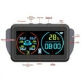 thumbnail image 4 of de Monitoreo Presión Neumáticos TPMS para Automóvil, Alarma, Medidor Aire Neumáticos, Indicador Temperatura, Advertencia, 4 Sensores Internos, 4 of 5