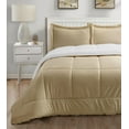 thumbnail image 2 of Reversible Mink & Berber Plush Sherpa Comforter Set, 2 of 3