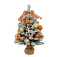 thumbnail image 2 of ⚡ Big Sale ! Mini Christmas Tree Bow Decorative Snow Christmas Tree Lamp String White Snow Christmas Tree Artificial Snow Flocked Christmas Tree For Christmas Decoration Without La, 2 of 9