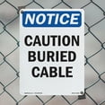 thumbnail image 4 of Caution Buried Cable OSHA Notice Aluminum Sign 18 Inch x 12 Inch - 10 Pack, 4 of 8