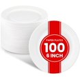 thumbnail image 1 of Shiyou-petites Assiettes en Papier - [Lot de 100] - (Rond de 6 Pouces) - Assiettes en Papier Jetables Légères Non Revêtues de 6 Pouces - pour Artisanat, Événements, Projets, Aliments Secs et Usage Général, 1 of 4