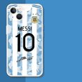 thumbnail image 1 of Messi Étui Iphone 14 Iphone 13 Promax Transparente Étui Souple, 1 of 1