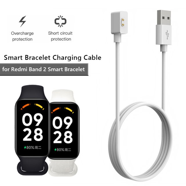 Cargador Magnético Línea de carga de repuesto de cable de carga de 60/100 cm para pulsera inteligente Redmi Band 2