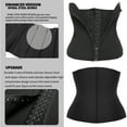 thumbnail image 4 of Waist Trainer for Women Corset Belly Cincher Tummy Control Bustier Shapewear Body Shaper Neoprene Workout Girdle, 4 of 9