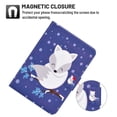thumbnail image 5 of TECH CIRCLE iPad 10th Generation 10.9 inch Case 2022, Cute Pattern Slim Folio Protective with Auto Wake/Sleep Multiple Angles Stand Smart Wallet Cover for Apple iPad 10th Gen 2022, White Fox, 5 of 6