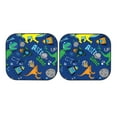 thumbnail image 7 of Kll Dinosaur In Space Windshield Sun Shade 2-Piece Foldable Car Front Window Sunshade For Most Sedans Suv Truck- Small, 7 of 7