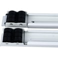 thumbnail image 2 of Huggegwe Rouleaux de Déménagement pour Appareils Électroménagers, Base de Machine à Laver Mobile Extensible en Fer, Support de Réfrigérateur, avec 24 Rouleaux pour Sèche-Vaisselle Lave-Vaisselle Blanc 2 Pcs CJB91-46890, 2 of 9