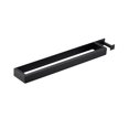 thumbnail image 1 of Toallero de acero inoxidable Lolypot, toallero sin taladrar, toallero de invitados autoadhesivo, toallero de baño adhesivo, toallero para invitados, toallero de 50 cm con ganchos para baño (negro, 50, 1 of 5
