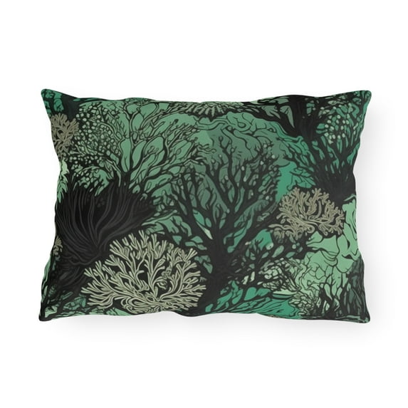 Outdoor Pillow In Coral Pattern