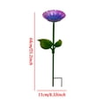 thumbnail image 3 of MMJ Bird Feeder Iron Ground Stake Bird Bath Bowl Outdoor Garden Courtyard Decoration 25.2x4.33in, 3 of 8