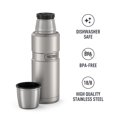 thumbnail image 2 of Bouteille isotherme compacte Thermos Stainless King de 16 oz, Acier Inoxydable, 2 of 5
