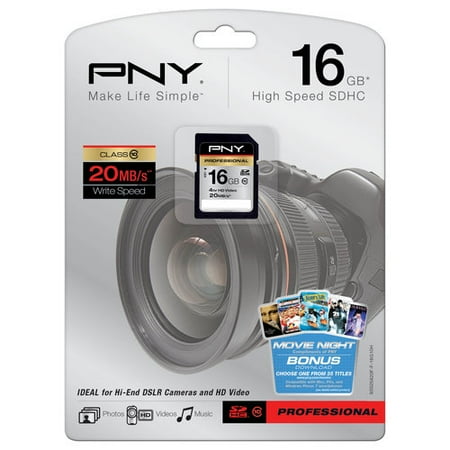 PNY Professional 16GB SDHC Mobile Memory Card