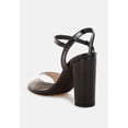 thumbnail image 3 of Kessel Tinted Clear Strap Block Heel Sandals, 3 of 9