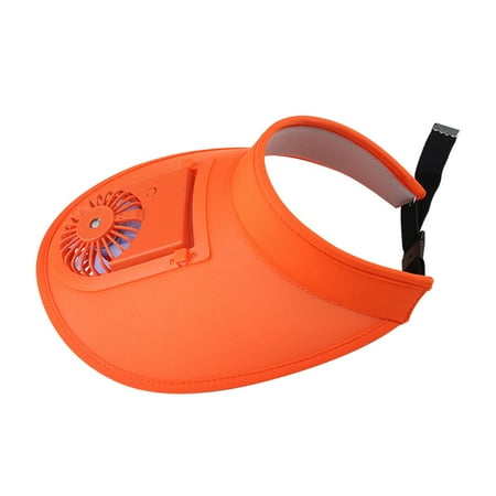 Casquette Ventilateur à Large Bord, Solar Fan Hat, Chapeaux De Randonnée Homme Pour Recharge Solaire Et USB, Avec 2 Ventilateurs, Pour La Randonnée, Le Camping, La Pêche