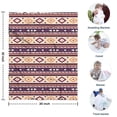 thumbnail image 4 of Teal Triangular and Diamond Shaped Geometric Boho Blanket,Comfortable Soft Flannel Throw Blanket,All Season,Warm Lightweight Blankets for Sofa Bed Couch Living Room Chair,30"x40", 4 of 4