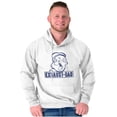 thumbnail image 4 of Funny Popeye Exhausted Dad Joke Hoodie Hooded Sweatshirt Men Brisco Brands L, 4 of 6