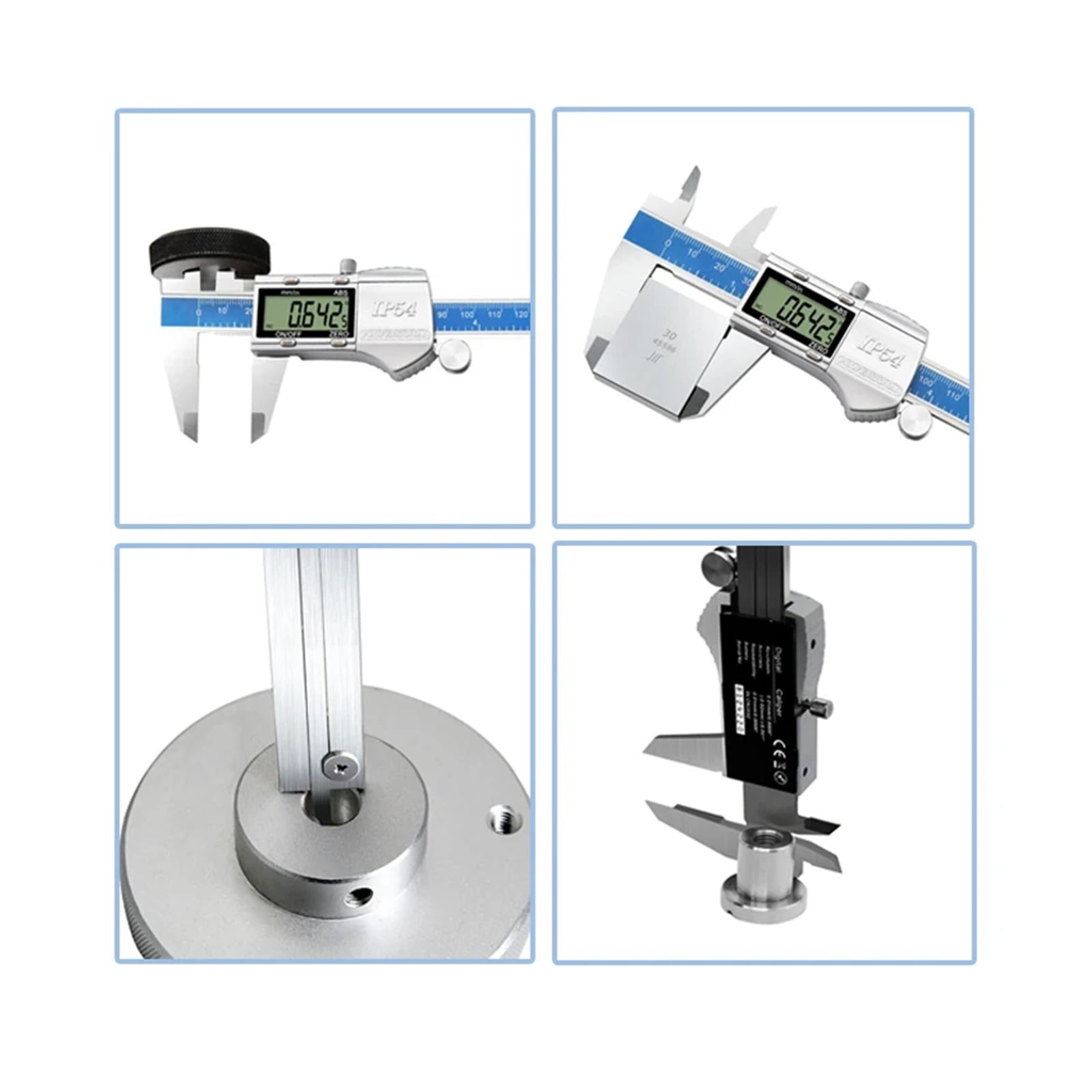 Digital Caliper IP54 150/200/300mm Waterproof Electronic Stainless Vernier Calipers Measuring Tools ,Easy to Use