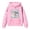 B339 Pink, variant on Likimi Child Toddler Girls Hoodies With Pocket Animal Print Hooded Sweatshirt For Girls Long Sleeve Everyday Wear Comfort Pullover Size 2-3 Years