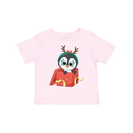 

Inktastic Christmas Penguin Gift Toddler Boy or Toddler Girl T-Shirt