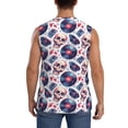 thumbnail image 4 of Zufioo record rock music Skull Men's Tank Top,Men's Sleeveless Muscle Shirts,Basic Sleeveless T Shirts Casual Active Hipster Tank Top,Moisture Wicking Odor Protection-Small, 4 of 7