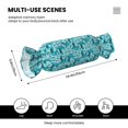 thumbnail image 3 of Salouo Shark Wearing Sunglasses Pattern Cute Bolster Pillow,Cylindrical Pillow Long Pillow for Bed Round Side Pillow for Knee/Leg/Neck ,- Length 24.4" x 9.8" Diameter, 3 of 8