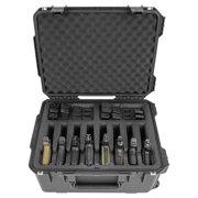 SKB Multi Hand Gun Case, 8 Gun Capacity, Custom Foam Interior, Waterproof, Black