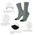 thumbnail image 3 of Haiem Sea Turtle Pattern Crew Socks – Soft & Durable Moisture-wicking Socks, Stay-Up Fit for Business, Work, and Casual Wear Size 5-11, 3 of 6