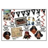 Pack of 96 Pirate Banners, Signs, and Centerpieces with Treasure Map Game Decoration Kit 12'