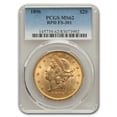 thumbnail image 1 of 1896 $20 Liberty Gold Double Eagle MS-62 PCGS (FS-301, RPD), 1 of 3