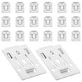 thumbnail image 4 of 20 Pcs Rouleau de Code de Montage pour Store Rouleau de Code de Montage Épaissi Raccords en Métal, 4 of 9